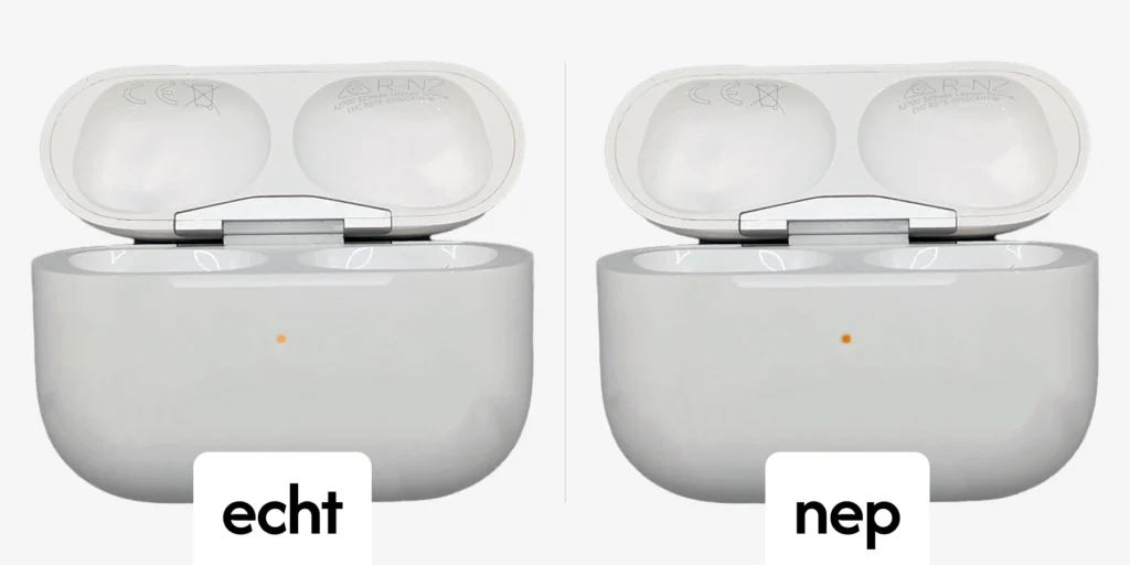 Hoe kun je echte en neppe airpods herkennen?